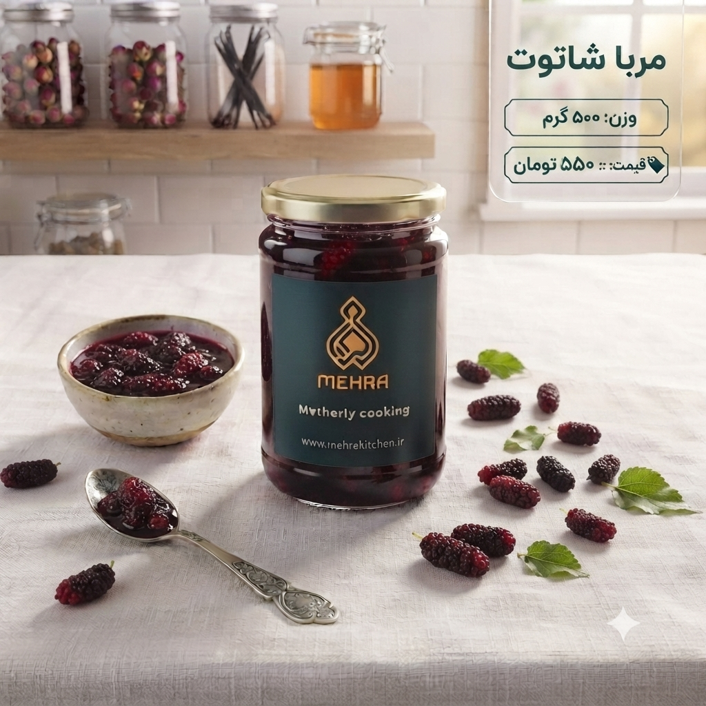مربای شاتوت نیم کیلویی